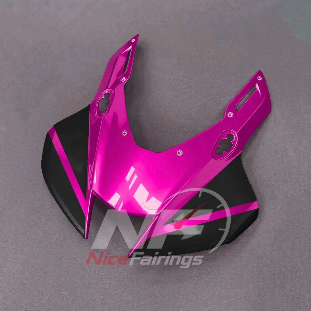 For Honda CBR1000RR-R 2024-2026 Pink Black ABS Body Kit with Street and Track Fairing Panels | NiceFairings - front angle image