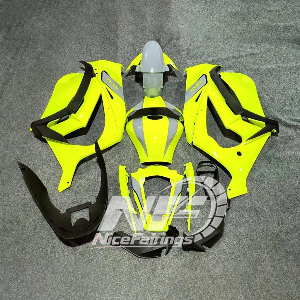 For KAWASAKI ZX10R 2011-2015 Custom Sportbike Fairings | NiceFairings - front angle image