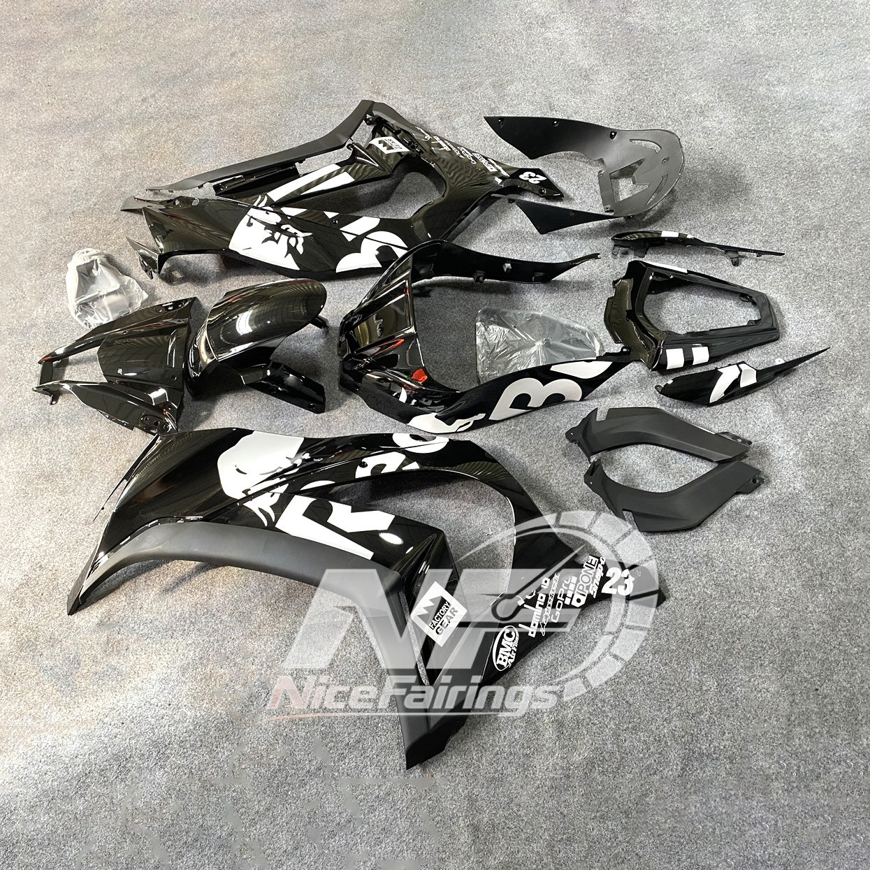 For KAWASAKI Ninja ZX10R 2011-2015 Replacement Fairing Kit | NiceFairings - front angle image
