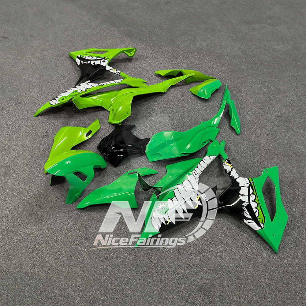 For BMW S1000RR 2019-2022 M Motorsport Tank Cover ABS Fairing Kit, Custom Painted Motorcycle Bodywork | NiceFairings - front angle image