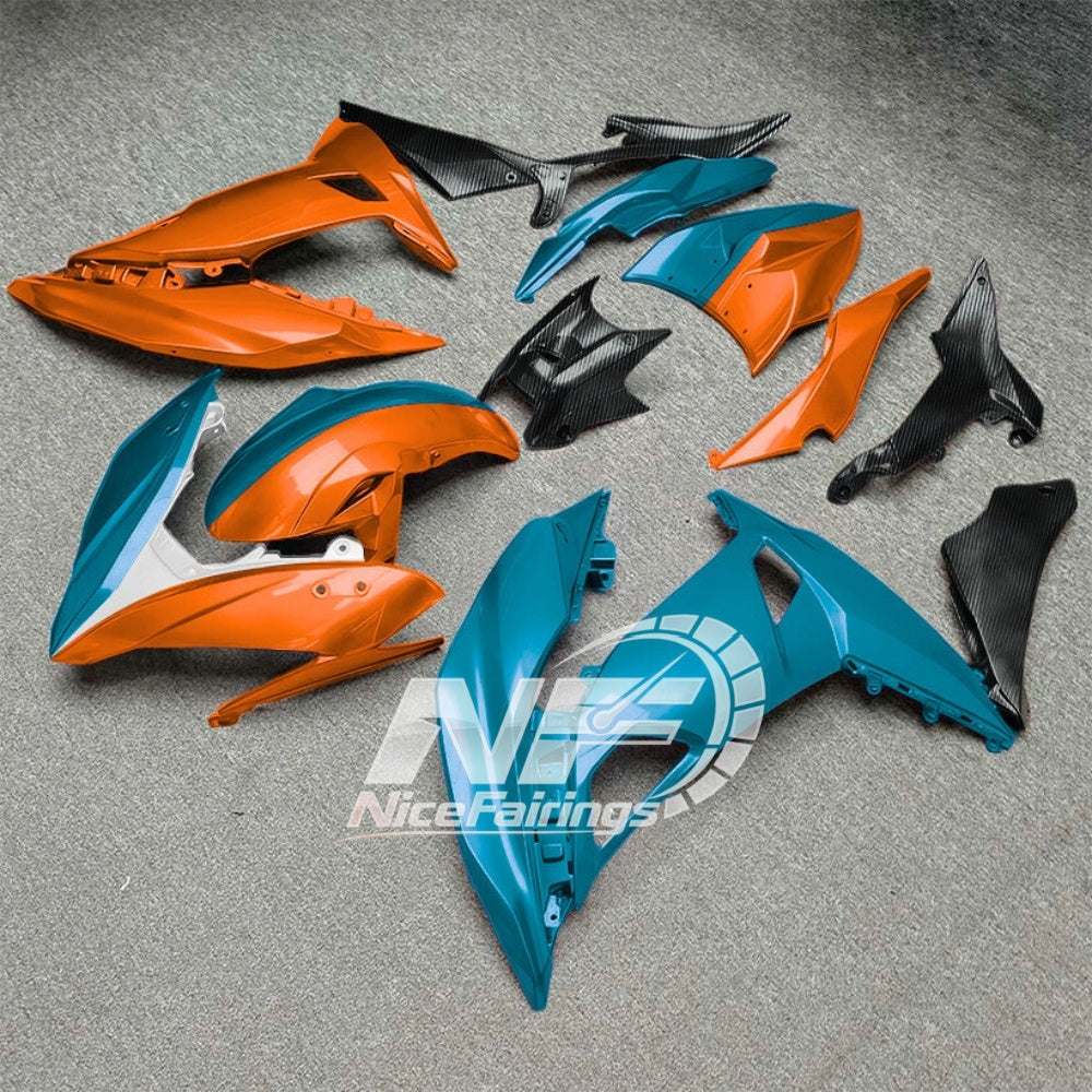 ER-6F Ninja 650 2017-2019 Replacement Fairing Set Style 20 | NiceFairings - front angle image