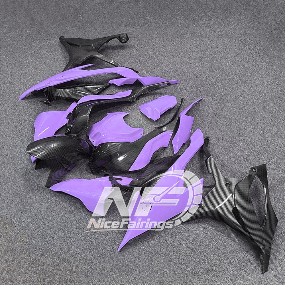 For BMW S1000RR 2019-2022 Orange Black Performance Edition Custom Fairings, ABS Replacement Plastics Full Body Kit | NiceFairings - front angle image
