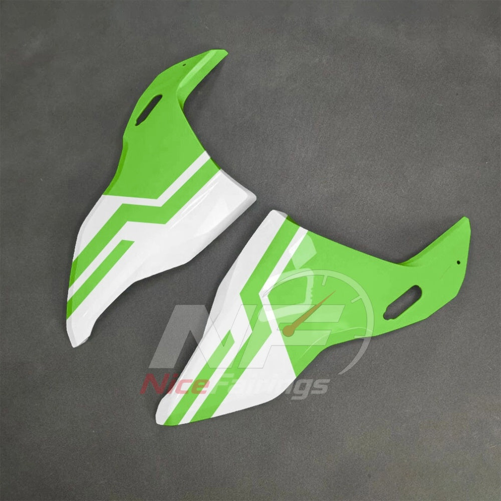 For BMW S1000RR 2025-2026 Green Black ABS Body Kit with Street and Track Fairing Panels | NiceFairings - front angle image