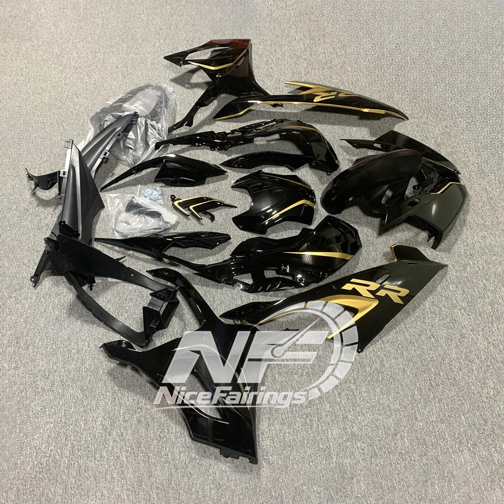 For BMW S1000RR 2019-2022 Full Body Kit Custom Fairings, ABS Replacement Plastics Full Body Kit | NiceFairings - front angle image