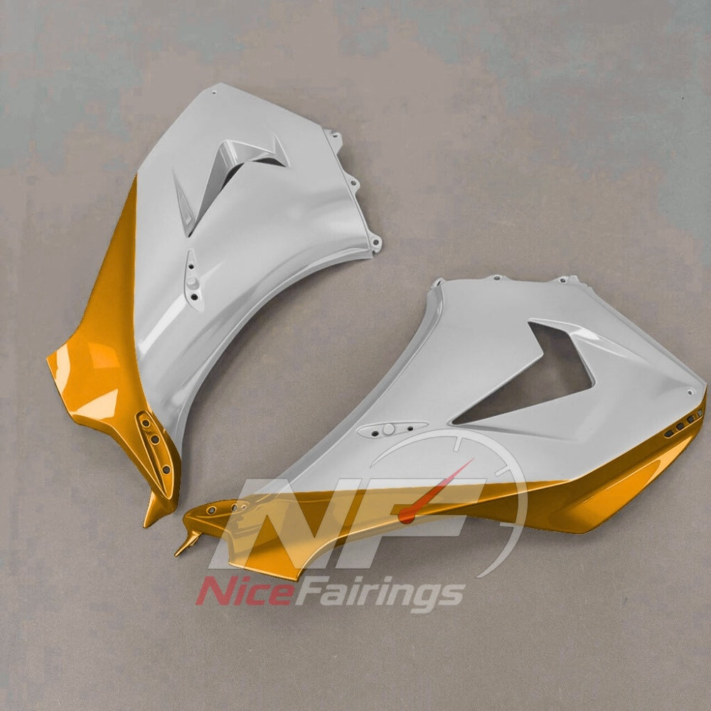 For Honda CBR1000RR-R 2024-2026 Yellow Black Painted ABS Fairings with Complete Replacement Bodywork | NiceFairings - front angle image