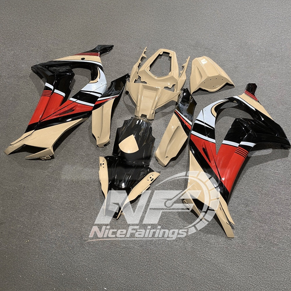 For KAWASAKI ZX10R 2011-2015 Custom Sportbike Fairings | NiceFairings - front angle image