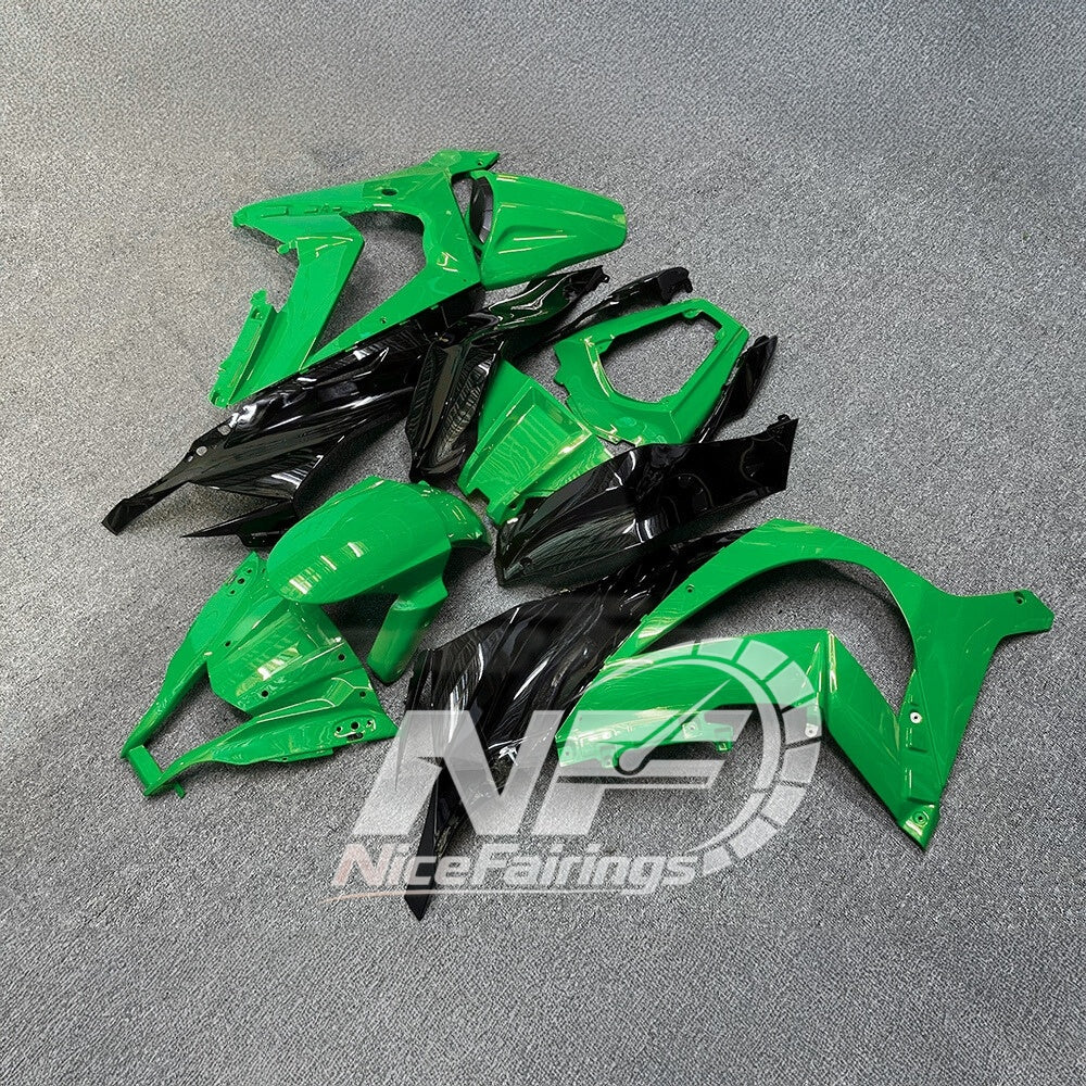 For KAWASAKI ZX10R 2011-2015 Custom Sportbike Fairings | NiceFairings - front angle image