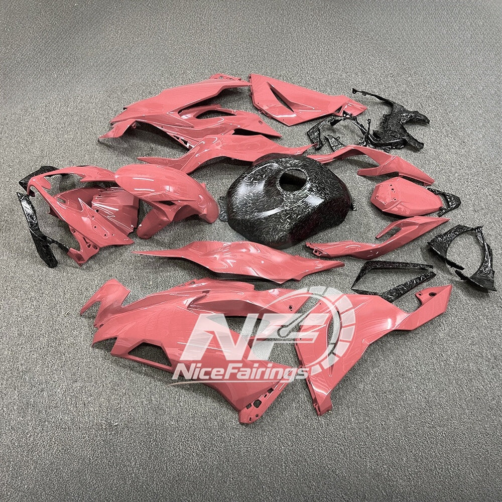 For Kawasaki Ninja ZX6R 636 2019-2023 Sportbike Plastics Track Edition Premium Edition | NiceFairings - front angle image