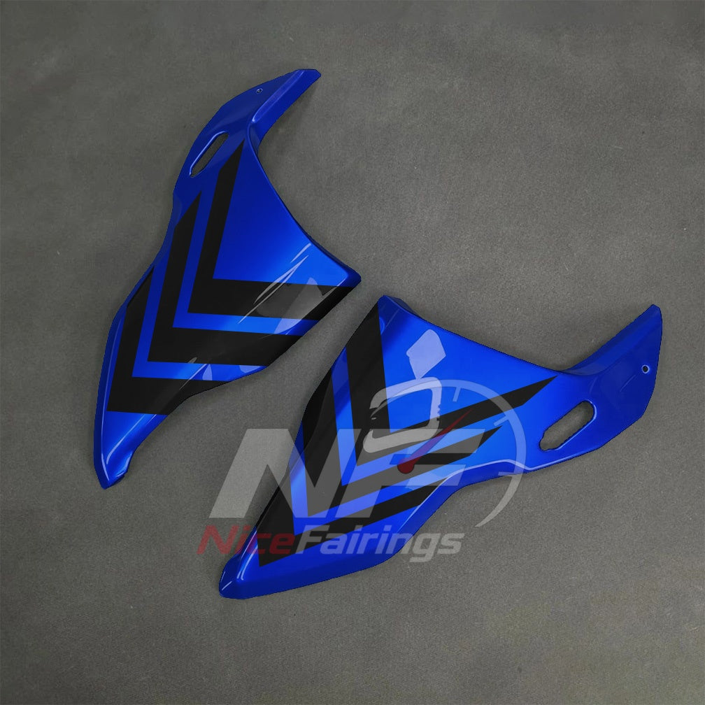 For BMW S1000RR 2025-2026 Blue Black Motorcycle Fairing Kit with Aftermarket Body Panels | NiceFairings - front angle image