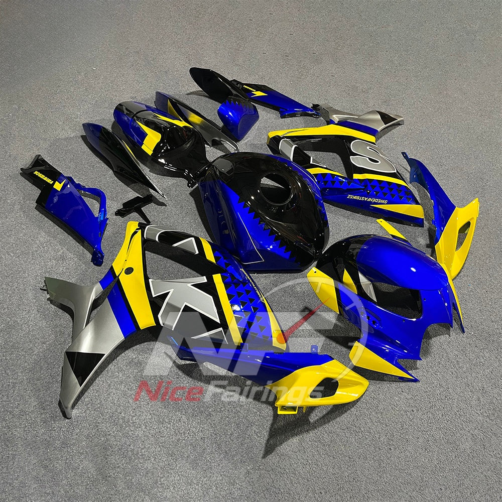 For Suzuki GSXR600 GSXR750 K6 2006-2007 ABS Body Kit Gray Street Track Fairings | NiceFairings - front angle image