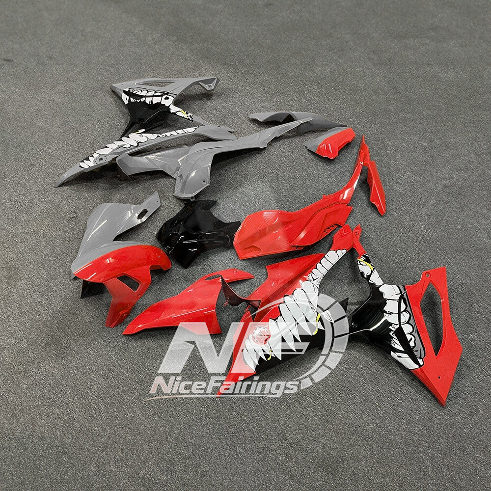 For BMW S1000RR 2019-2022 Aftermarket Panels Custom Painted ABS Body Kit With Tank Cover | NiceFairings - front angle image
