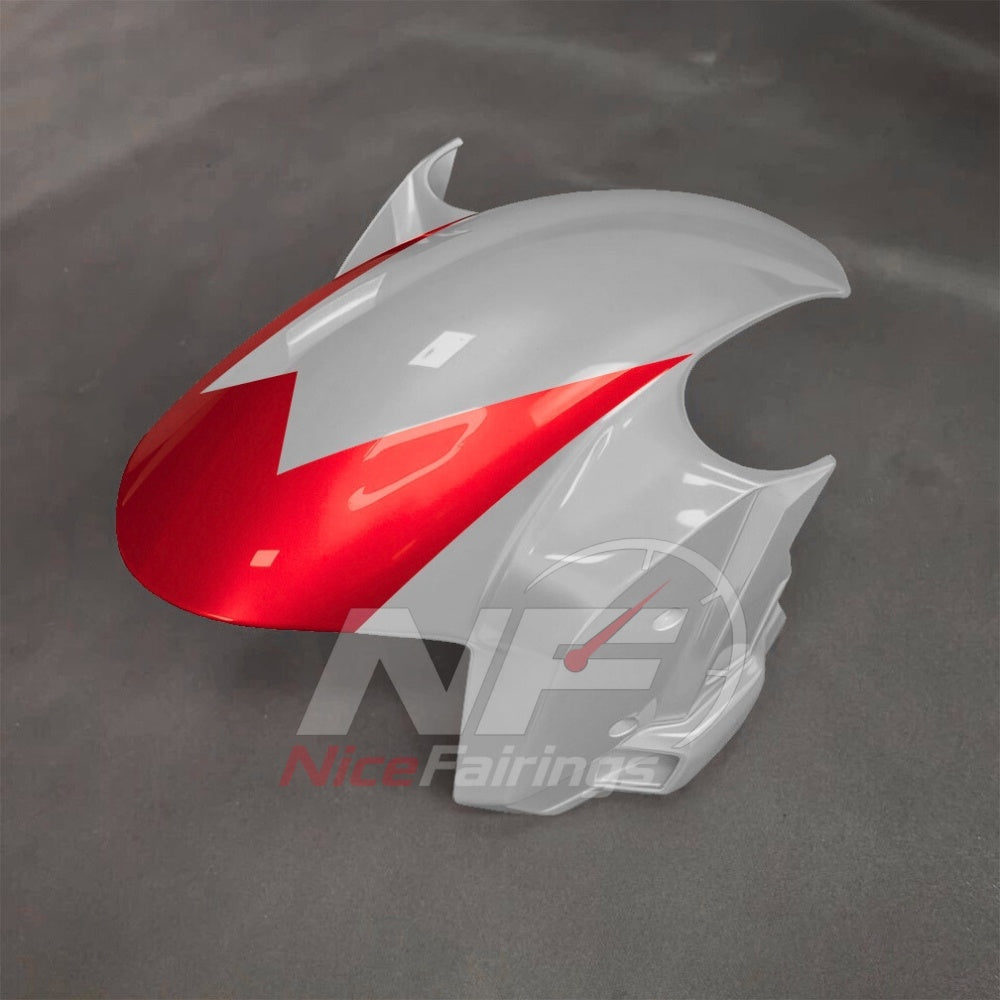 For BMW S1000RR 2025-2026 Red Black Custom Fairings with ABS Sportbike Plastics and Full Body Kit | NiceFairings - front angle image