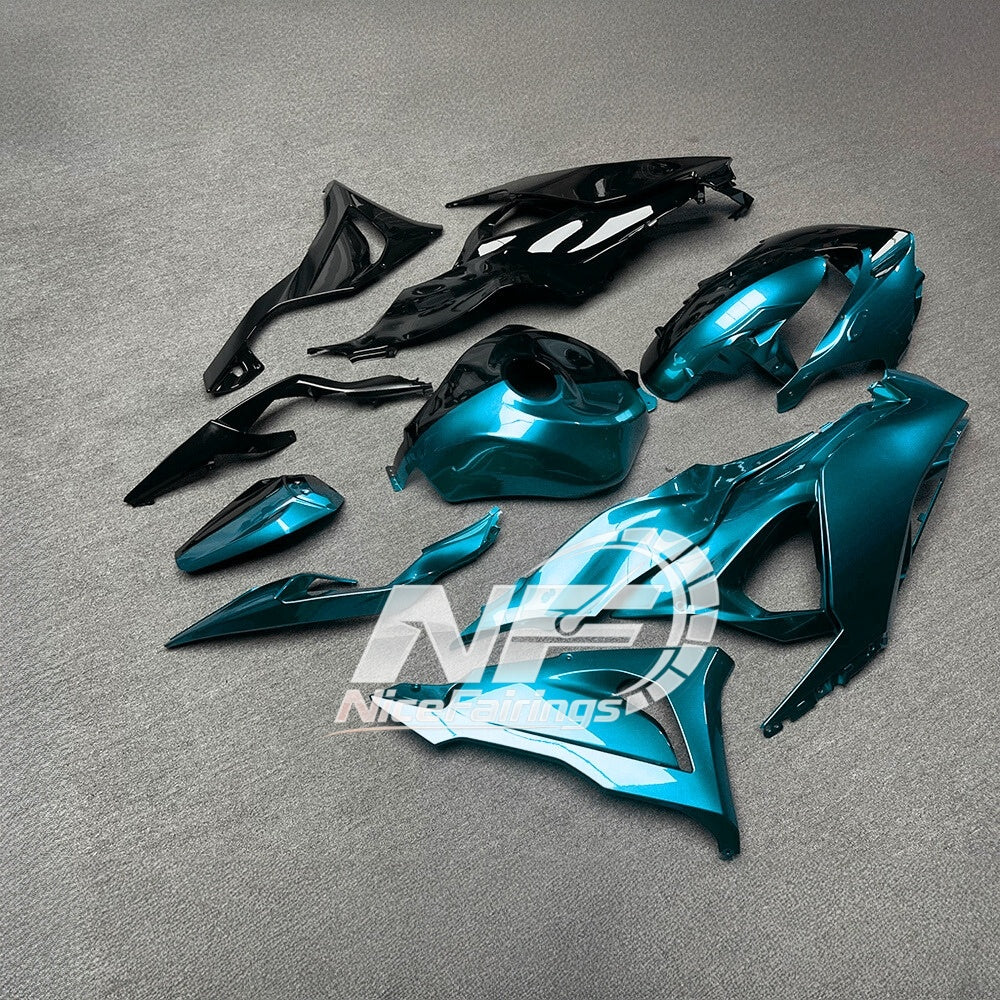 For Kawasaki Ninja ZX6R 636 2024-2025 Sportbike Plastics Track Edition Tank Cover | NiceFairings - front angle image