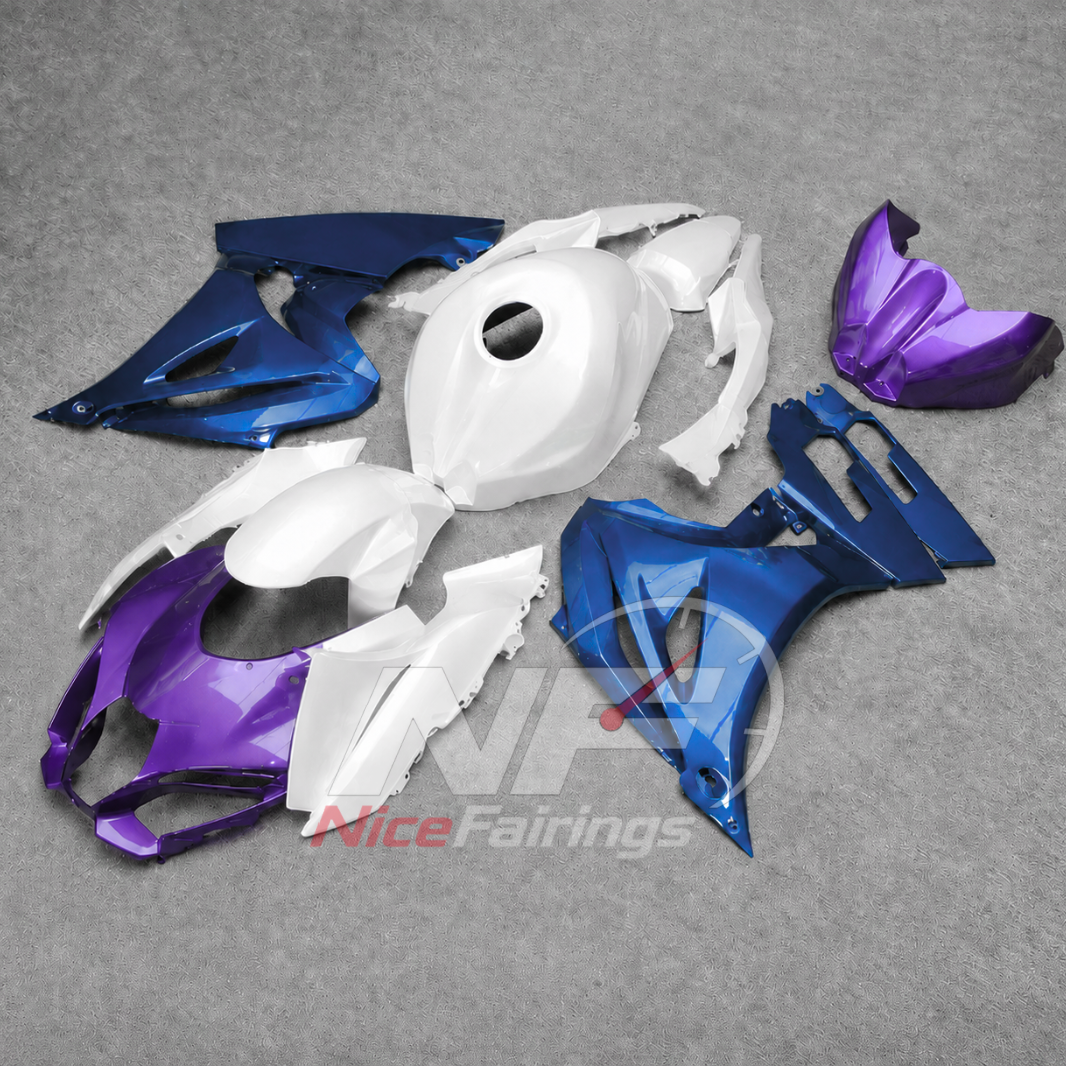 For Suzuki GSXR1000 K17 17-26 Painted ABS Fairings Blue Purple Complete Bodywork | NiceFairings - front angle image
