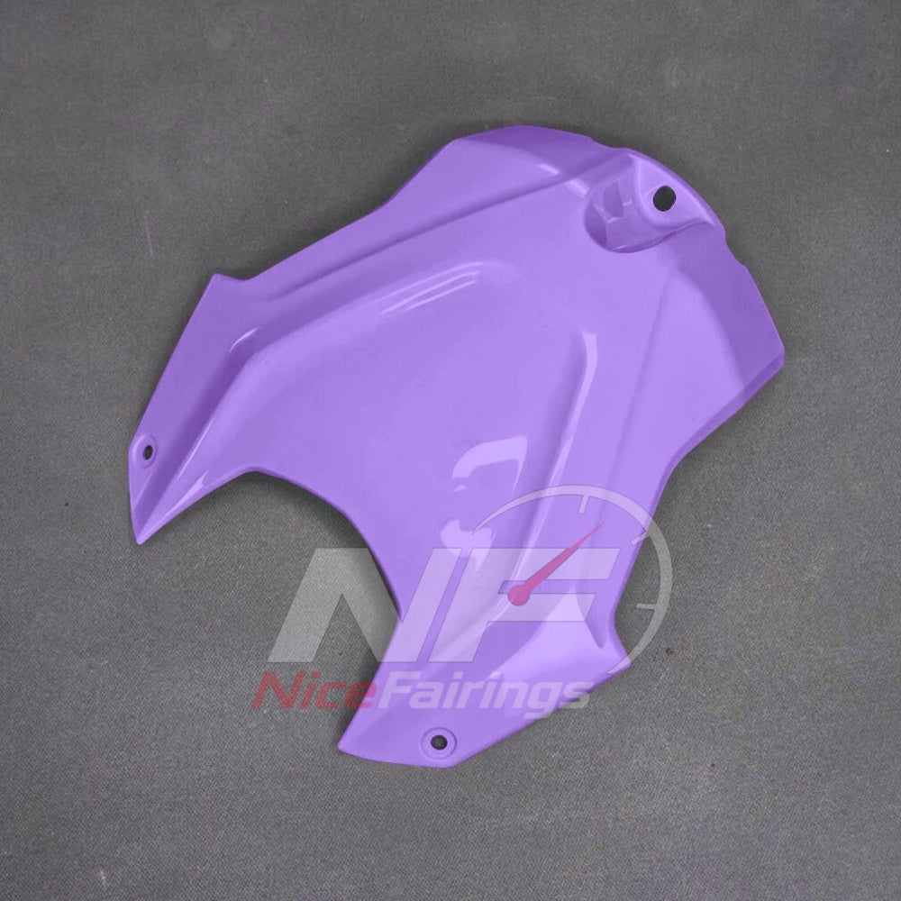 For BMW S1000RR 2025-2026 Purple Black Sportbike Fairing Set with Custom Painted Plastics | NiceFairings - front angle image