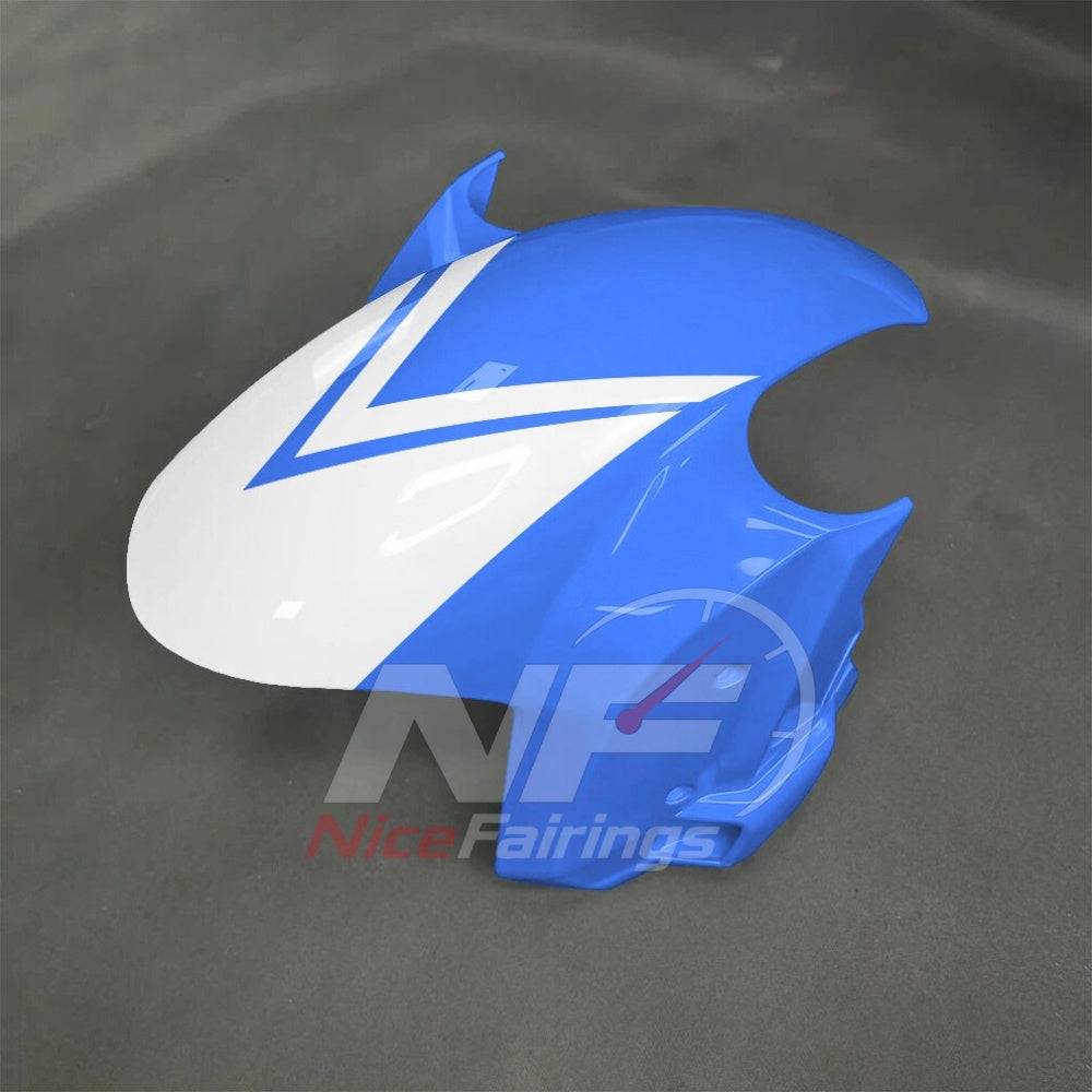 For BMW S1000RR 2025-2026 Blue Black ABS Body Kit with Street and Track Fairing Panels | NiceFairings - front angle image