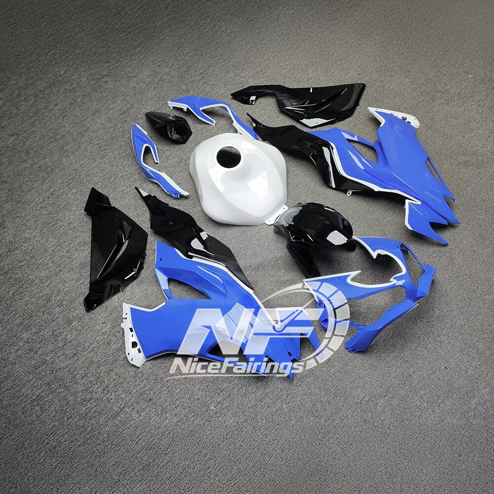 For Kawasaki Ninja ZX-6R 636 2019-2023 Custom Fairings Matte Black Premium Edition | NiceFairings - front angle image