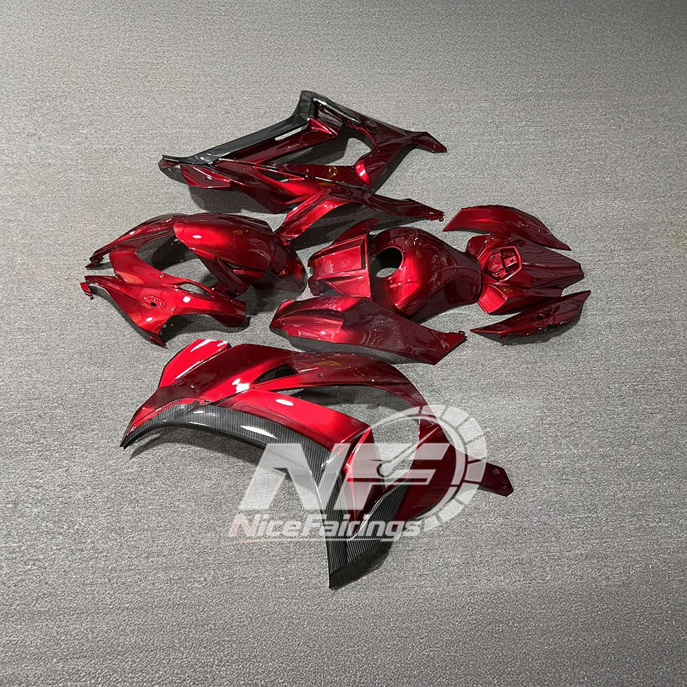 For KAWASAKI ZX10R 2016-2020 Aftermarket Fairing Kit Replacement Plastics | NiceFairings - front angle image