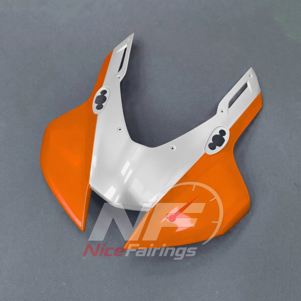 For Honda CBR1000RR-R 2024-2026 Orange Black ABS Body Kit with Street and Track Fairing Panels | NiceFairings - front angle image