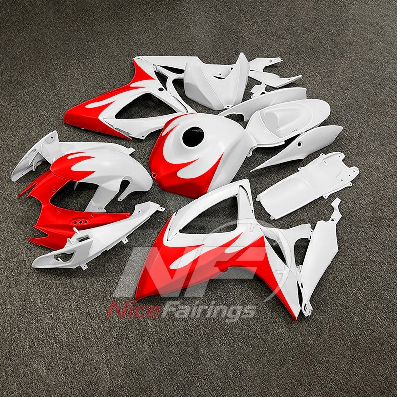For Suzuki GSX-R600 GSX-R750 K6 2006-2007 Sportbike Fairing Set Gray Custom Painted Plastics | NiceFairings - front angle image