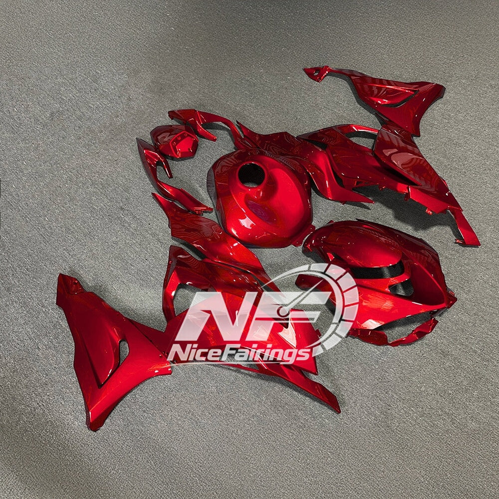 For Kawasaki ZX6R 636 2024-2025 ABS Fairing Kit Custom Graphics Tank Cover | NiceFairings - front angle image