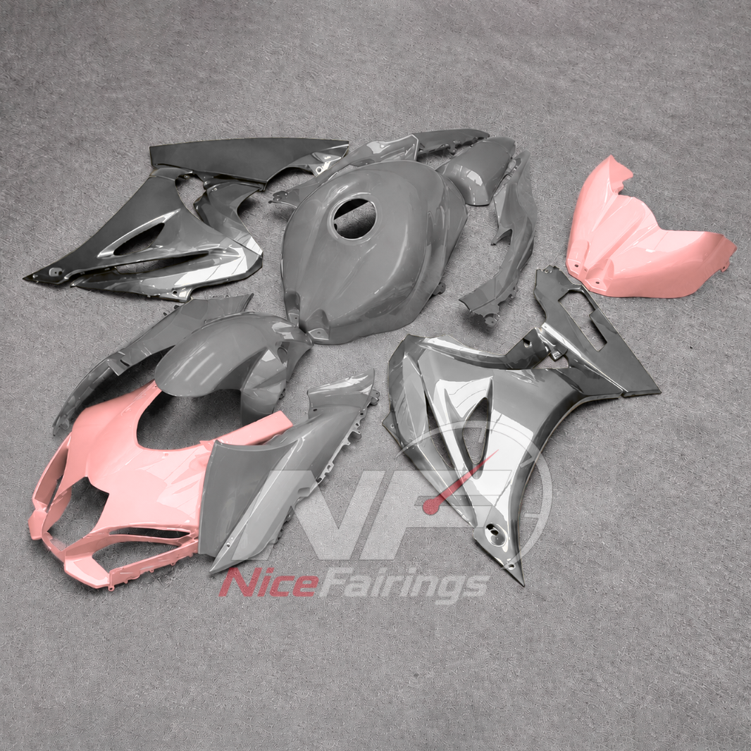 For Suzuki GSXR1000 K17 2017-2026 K17 Motorcycle Fairing Kit Pink Body Panels | NiceFairings - front angle image