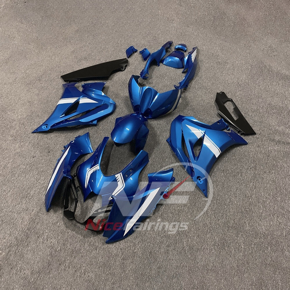 For Suzuki GSXR1000 K17 2017-2026 K17 ABS Fairing Kit Blue Painted Bodywork | NiceFairings - front angle image