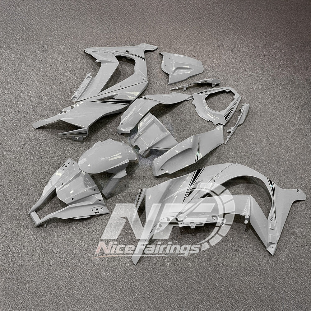 For KAWASAKI ZX10R 2011-2015 Custom Sportbike Fairings | NiceFairings - front angle image