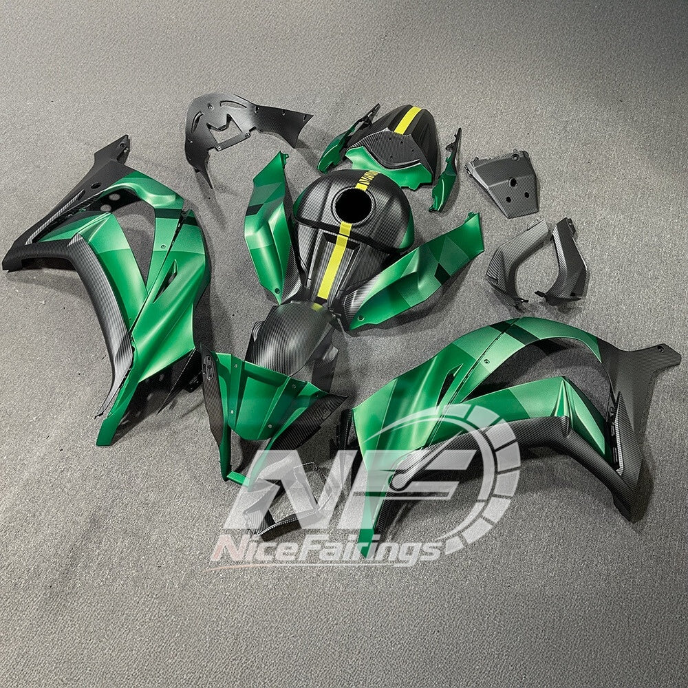For Ninja ZX10R 2011-2015 Aftermarket Fairing Body Kit | NiceFairings - front angle image