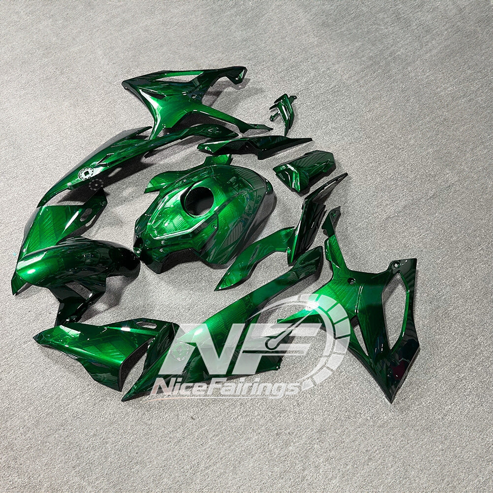 For BMW S1000RR 2019-2022 Aftermarket Panels Custom Fairings, ABS Replacement Plastics Full Body Kit | NiceFairings - front angle image