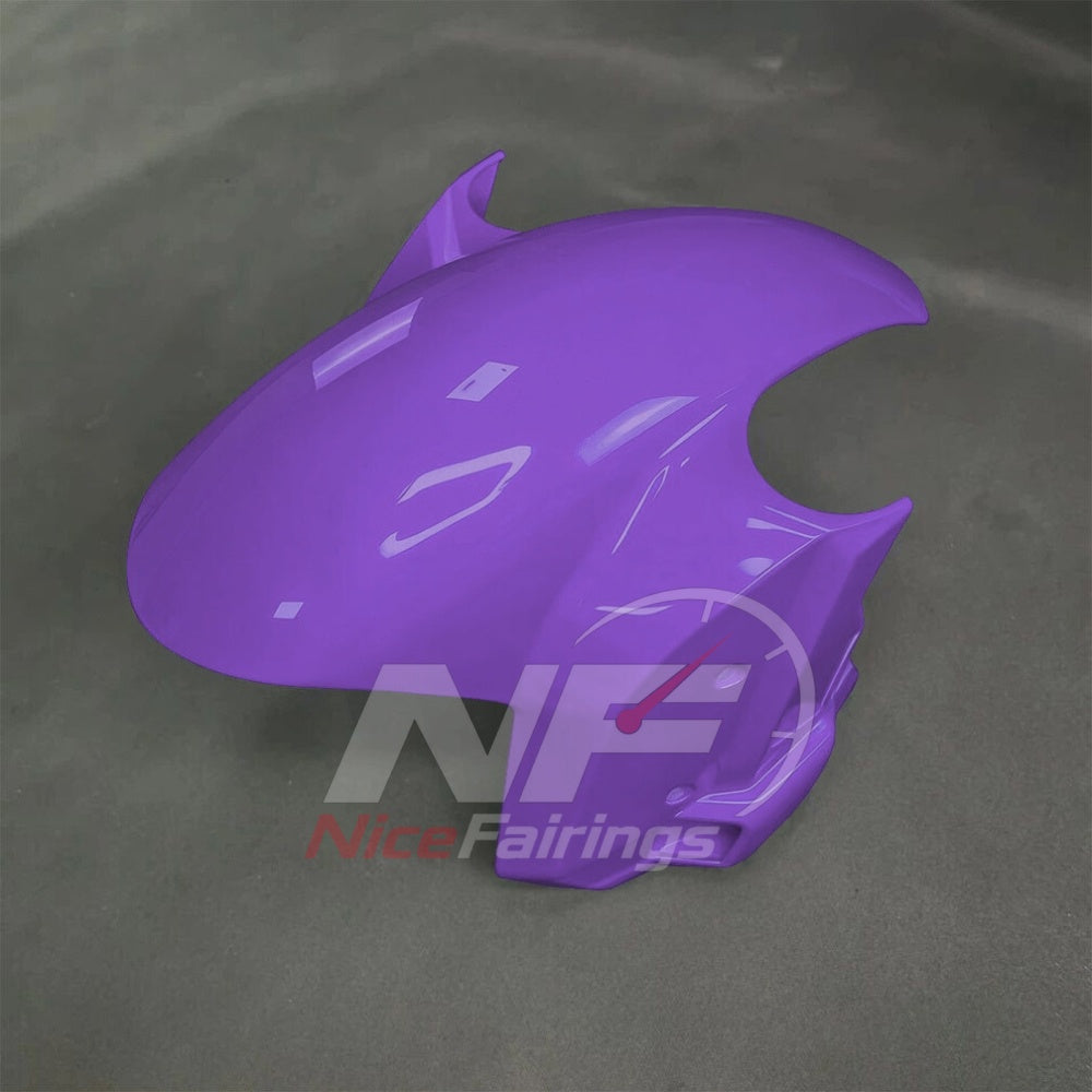 For BMW S1000RR 2025-2026 Purple Black Painted ABS Fairings with Complete Replacement Bodywork | NiceFairings - front angle image