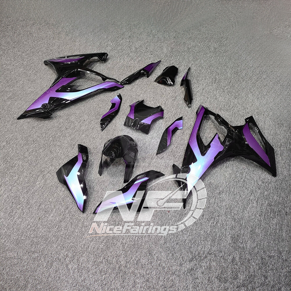 For BMW S1000RR 2019-2022 Track Edition ABS Fairing Kit, Custom Painted Motorcycle Bodywork | NiceFairings - front angle image