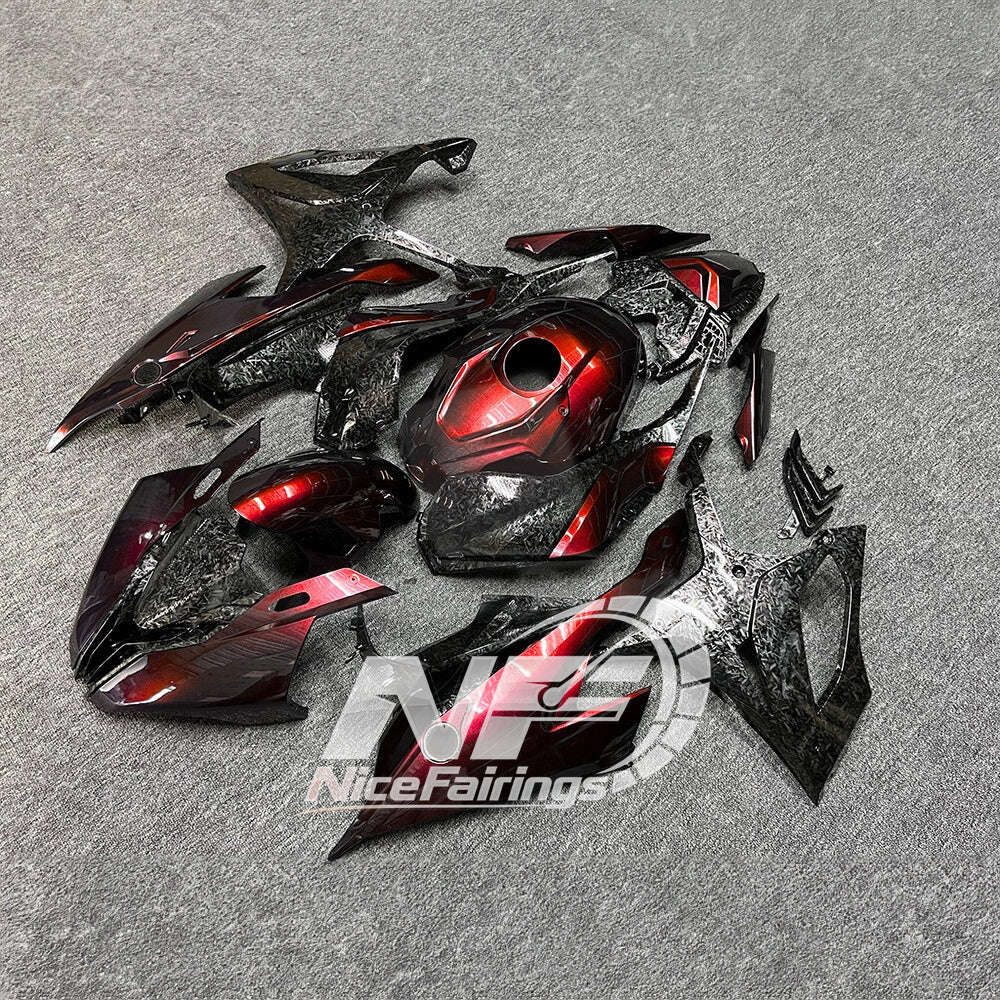 For BMW S1000RR 2019-2022 Track Edition Elite Edition Full Fairing Kit, Painted ABS Motorcycle Plastics | NiceFairings - front angle image