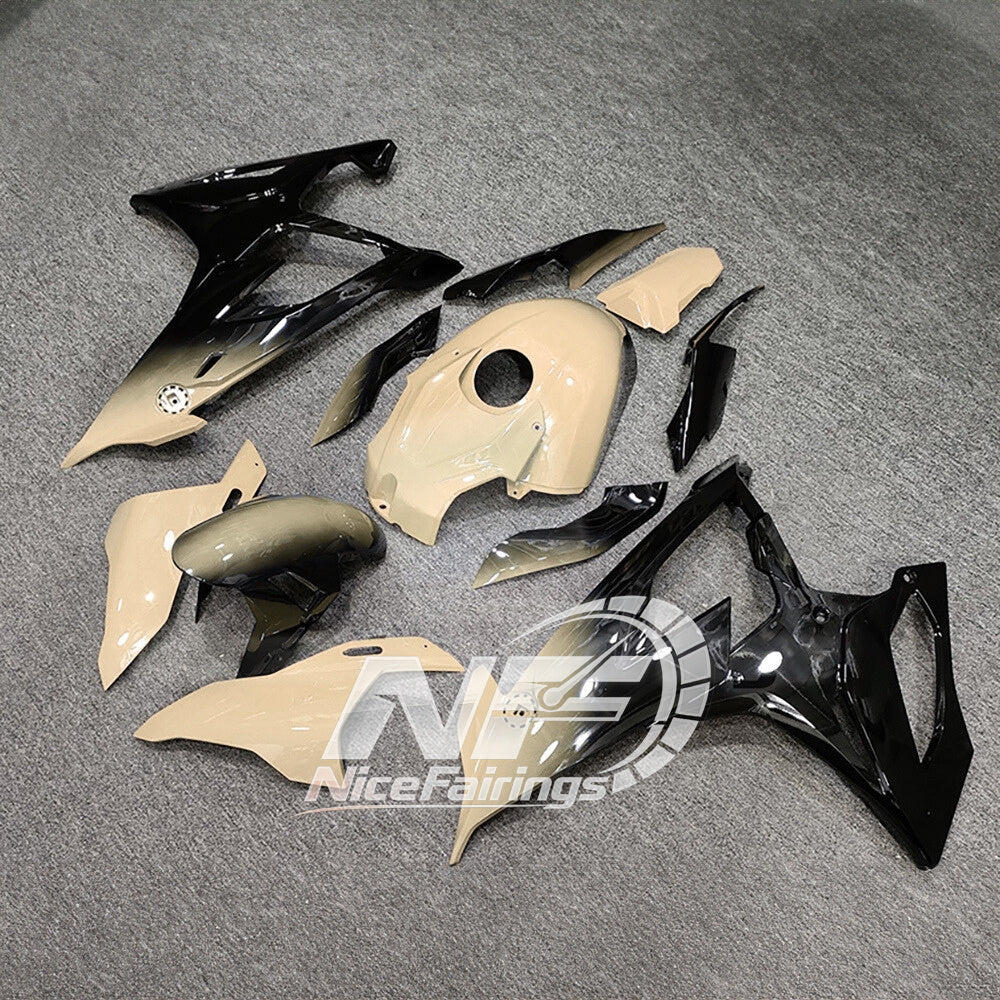 For BMW S1000RR 2019-2022 M Motorsport Premium Edition ABS Fairing Kit, Custom Painted Motorcycle Bodywork | NiceFairings - front angle image