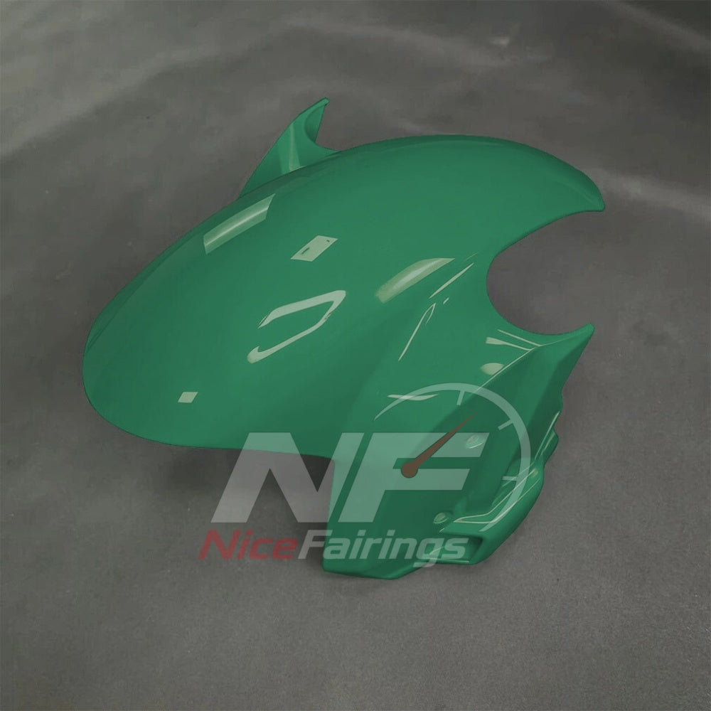 For BMW S1000RR 2025-2026 Green Black ABS Fairing Kit with Painted Bodywork and Replacement Panels | NiceFairings - front angle image