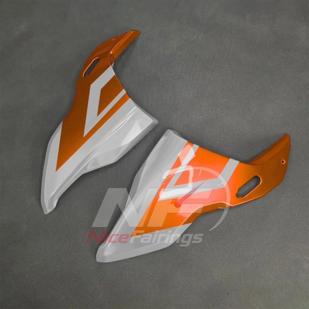 For BMW S1000RR 2025-2026 Orange Black ABS Fairing Kit with Painted Bodywork and Replacement Panels | NiceFairings - front angle image