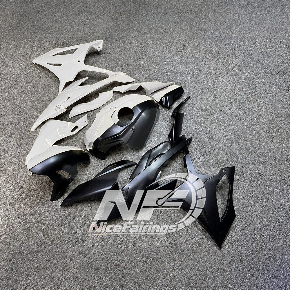 For BMW S1000RR 2019-2022 Red Black Custom Painted ABS Body Kit For Street Or Track | NiceFairings - front angle image