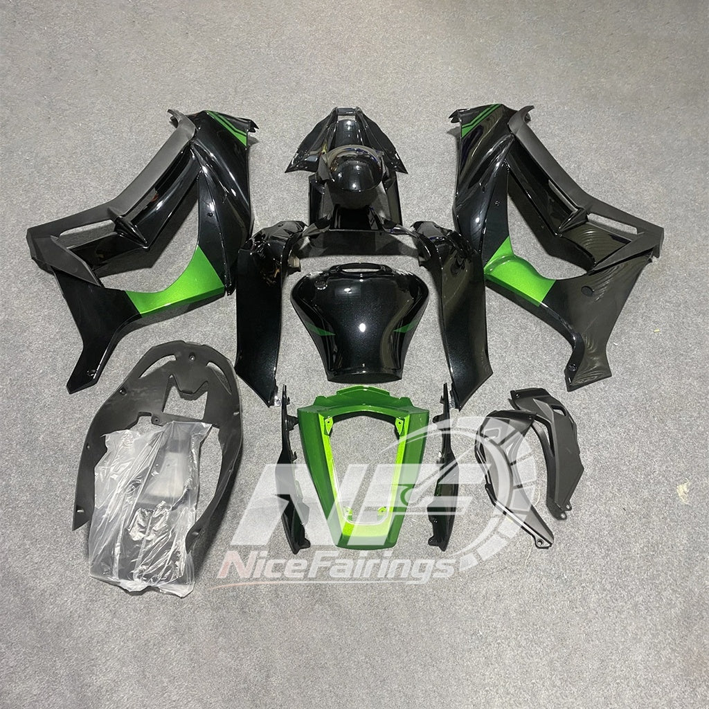 Ninja ZX10R 2011-2015 ABS Body Panels Fairing Set | NiceFairings - front angle image