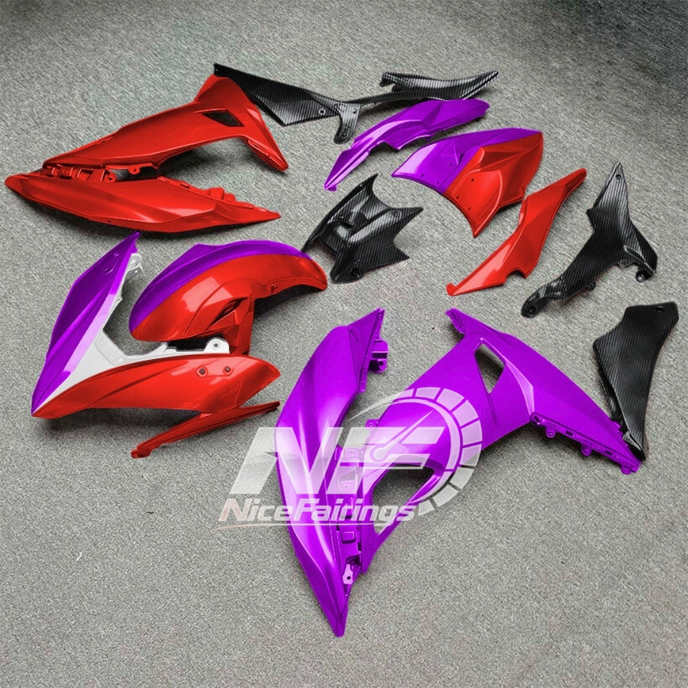KAWASAKI Ninja 650 ER-6F 2017-2019 ABS Fairing Kit Style 17 | NiceFairings - front angle image