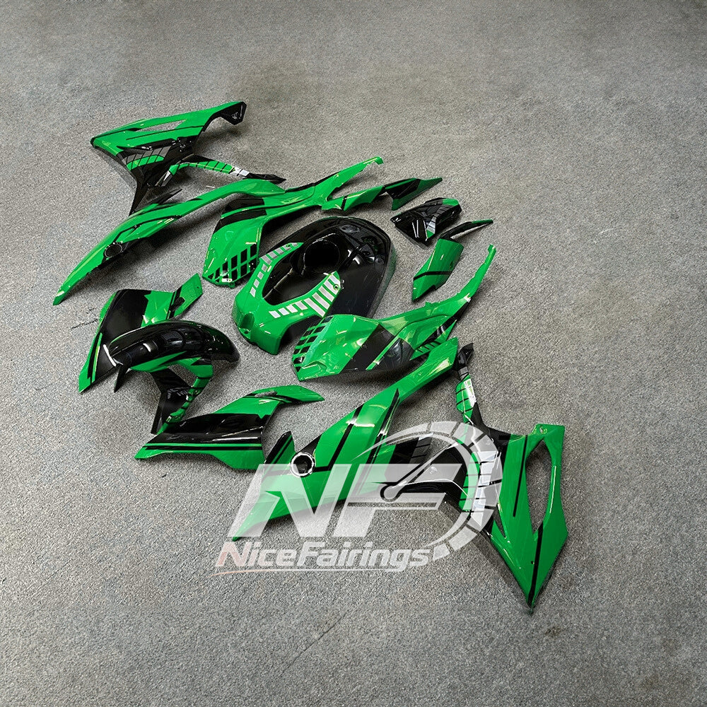 For BMW S1000RR 2019-2022 Full Body Kit Custom Painted ABS Body Kit With Tank Cover | NiceFairings - front angle image