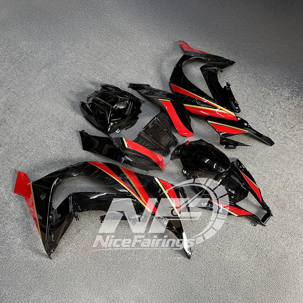 KAWASAKI ZX10R 2011-2015 Race Style Fairing Plastics | NiceFairings - front angle image