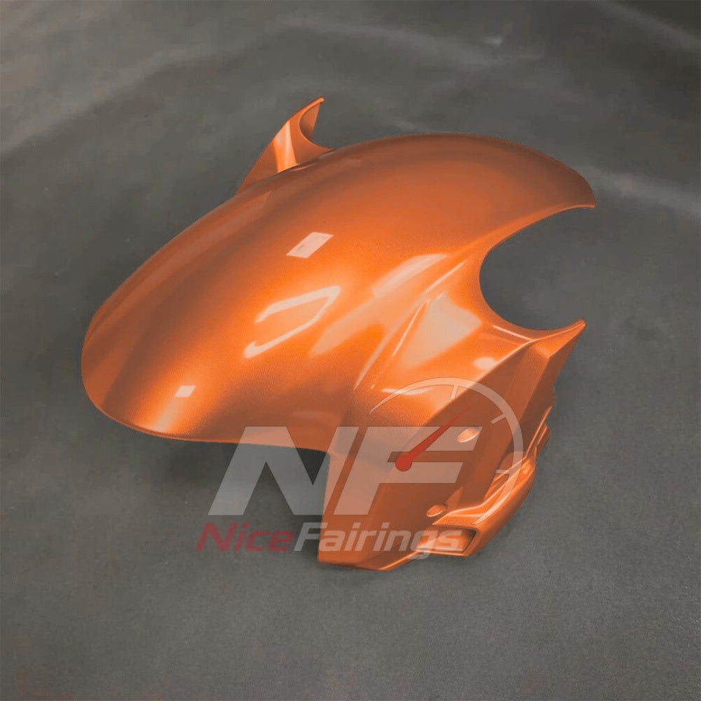 For BMW S1000RR 2025-2026 Orange Black ABS Fairing Kit with Painted Bodywork and Replacement Panels | NiceFairings - front angle image
