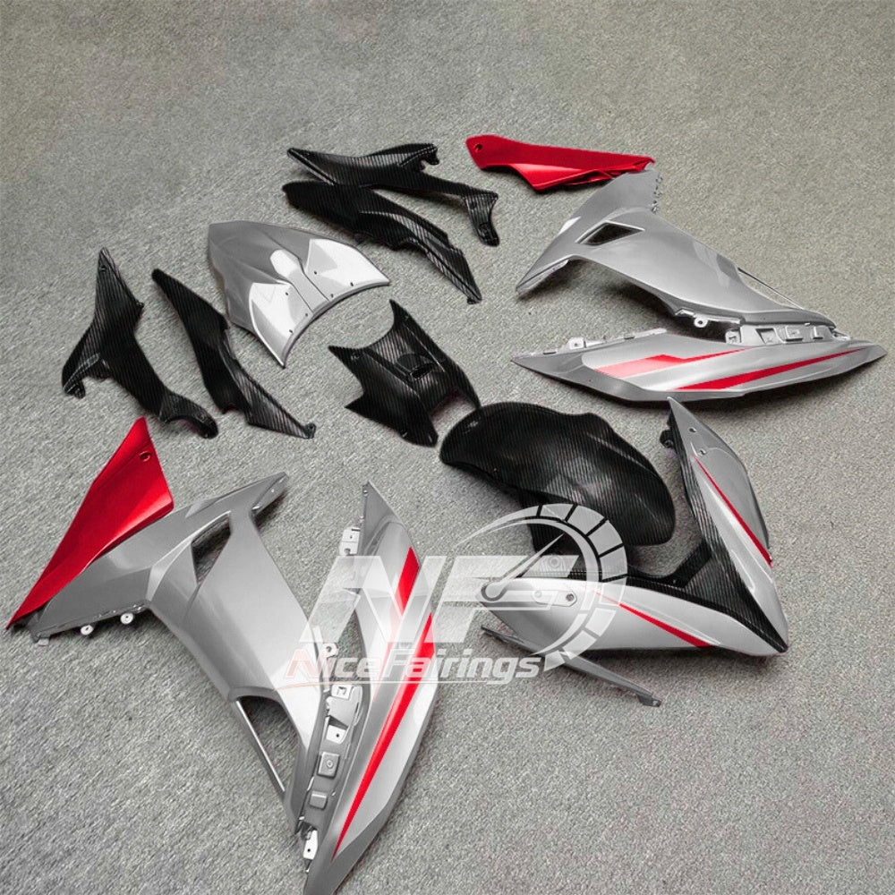 Ninja 650 2017-2019 ABS Motorcycle Plastics Style 06 | NiceFairings - front angle image