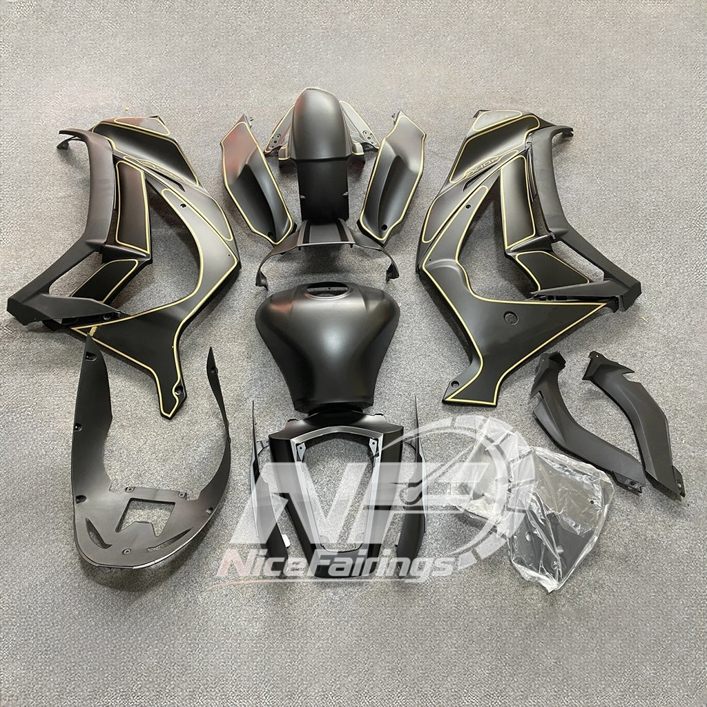KAWASAKI ZX10R 2011-2015 Custom ABS Motorcycle Fairings | NiceFairings - front angle image