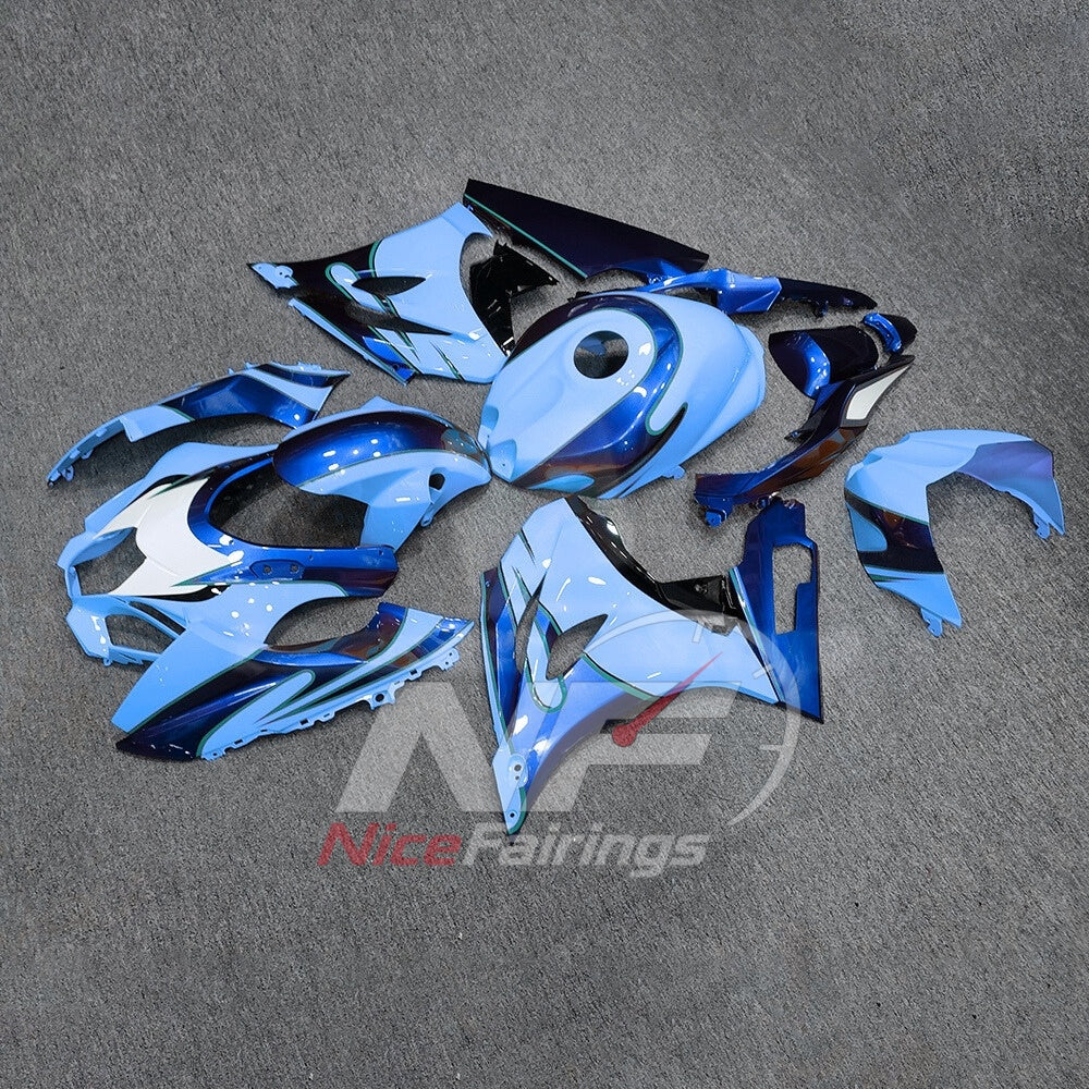 For Suzuki GSXR1000 K17 17-26 ABS Fairing Kit Blue Painted Bodywork | NiceFairings - front angle image