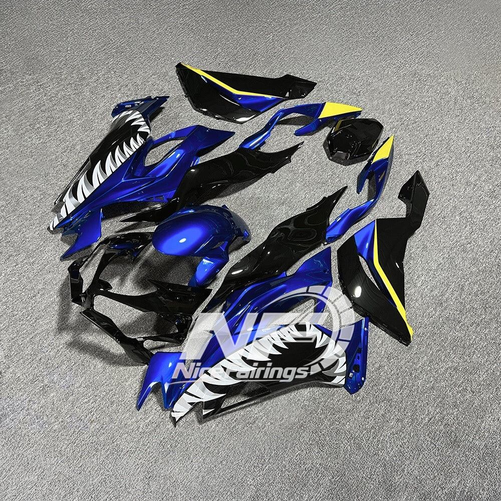 Ninja ZX6R 636 2019-2023 Sportbike Plastics Custom Graphics Tank Cover | NiceFairings - front angle image