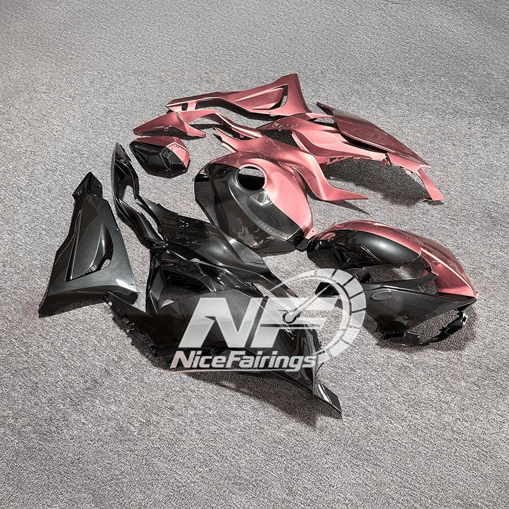 For Kawasaki ZX6R 636 Custom Painted ABS Body Kit Pearl White Tank Cover | NiceFairings - front angle image