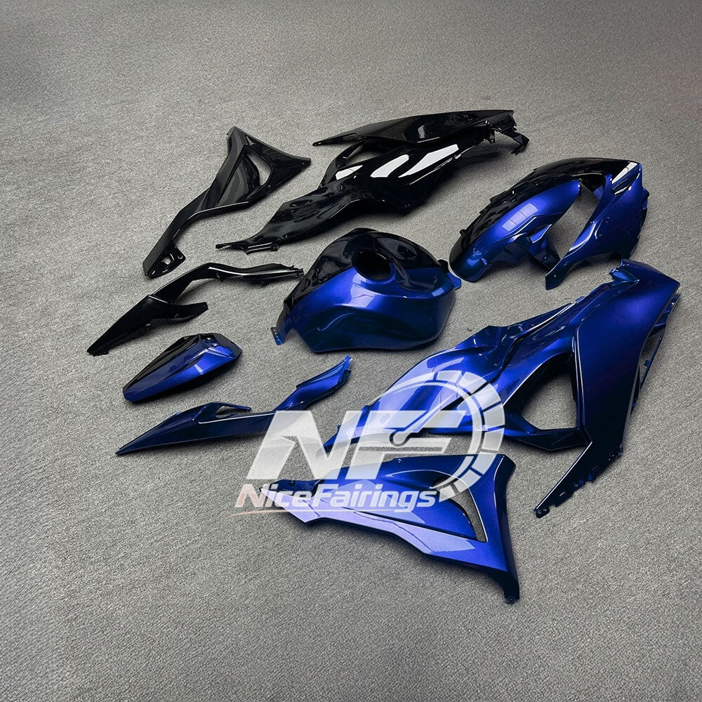 For Kawasaki ZX-6R 636 2024-2025 Replacement Fairing Set Pearl White Tank Cover | NiceFairings - front angle image