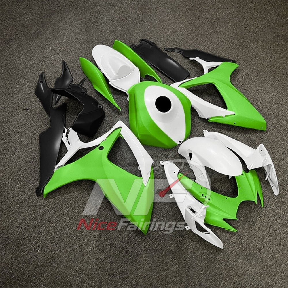 For Suzuki GSXR600 GSXR750 K6 2006-2007 ABS Fairing Kit Gray Painted Bodywork | NiceFairings - front angle image