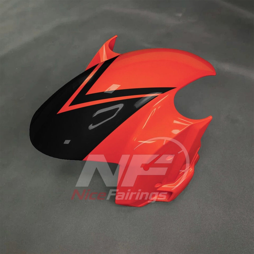 For BMW S1000RR 2025-2026 Red Black ABS Body Kit with Street and Track Fairing Panels | NiceFairings - front angle image